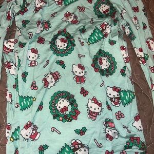 Hello Kitty Kids Pajamas - Green
